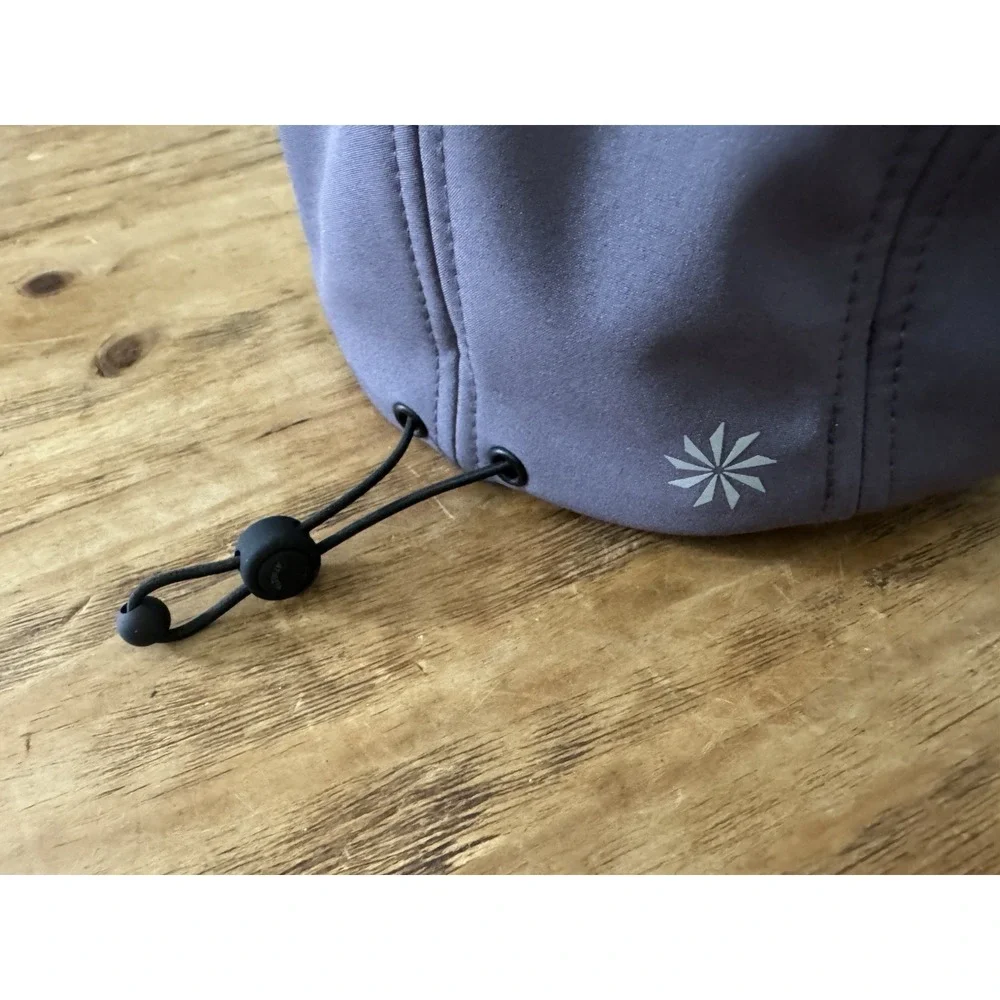 Athleta Cold Weather Train Cap Gray Adjustable Water Repellent Reflective NWT